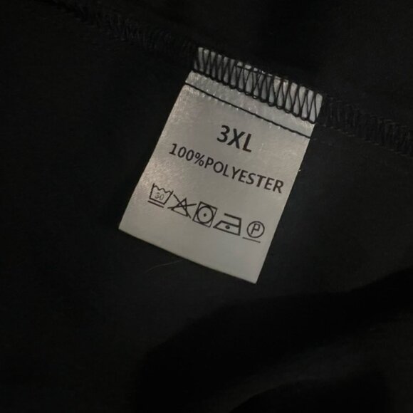 Black Wide Leg Pants Lightweight 18 3X Unlined Plus Size - Picture 5 of 8